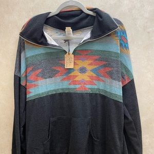 Aztec zip up